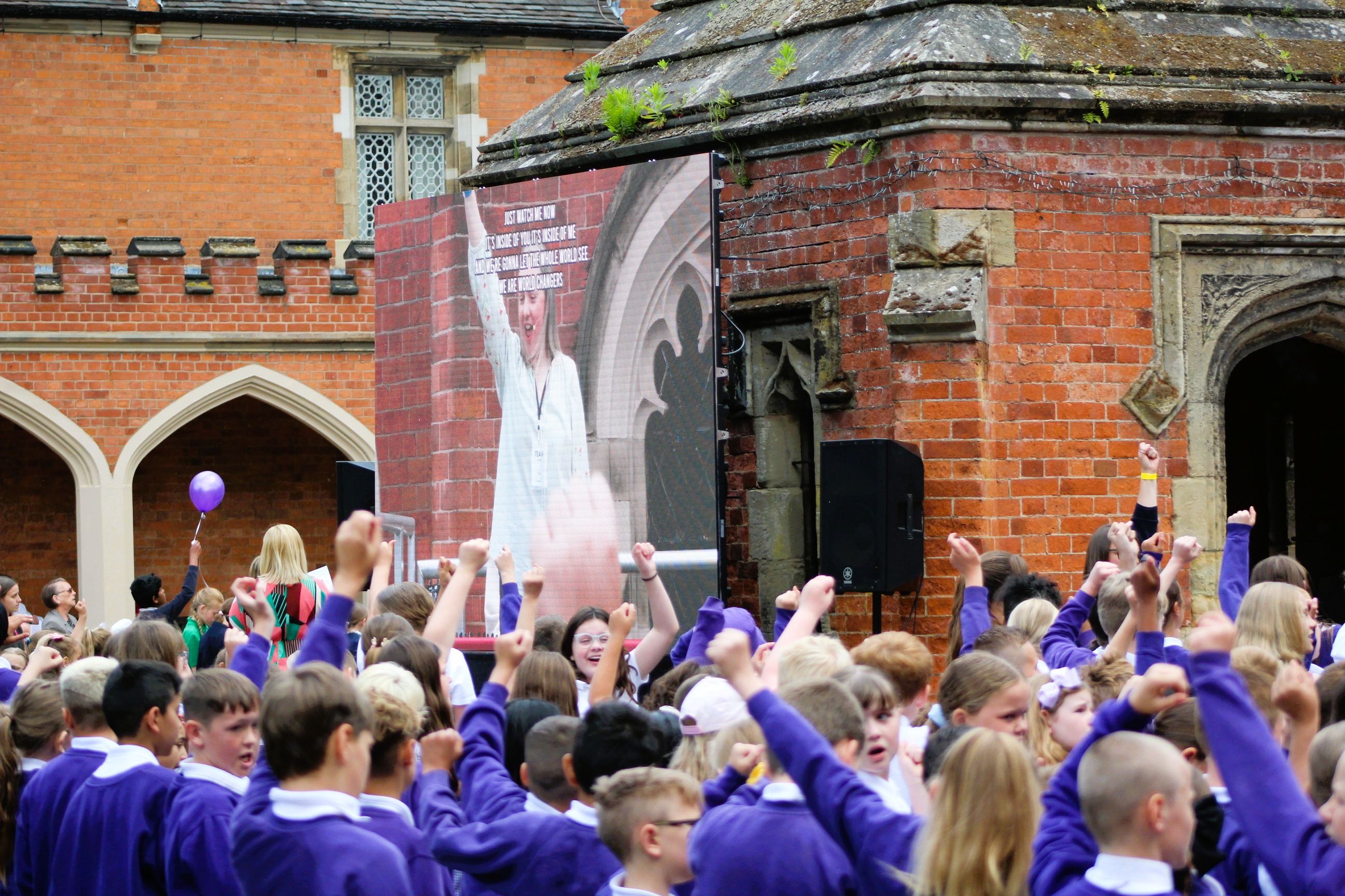 Residents and School Children Join Together For Founder's Day 2025
